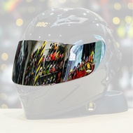 Mũ Royal M138b Đen Bóng Dán Tem Decal Monster