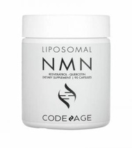 CODEAGE - Liposomal NMN 脂質體 NMN+白藜蘆醇+槲皮素6合1功效，90 粒膠囊 （參考日期：09/2025）