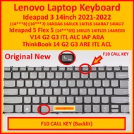 Lenovo Ideapad 3 14ADA6 14ALC6 14ITL6 Keyboard Flex 5 14IIL05 14ITL05 14ARE05 V14 G2 G3 ITL ALC IAP 