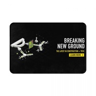 AECOM Logo (2) Bathroom Anti-slip Floor Mat Toilet Toilet Foot Mat Door Absorb Water Quick-drying En