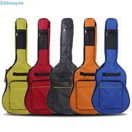 DWAYNE 40/41 Inch Guitar Bag Folk Acoustic Durable Fashion Storage Pouch Guitar Container Instrument Bags Waterproof Acoustic 600D Oxford Cloth Backpack