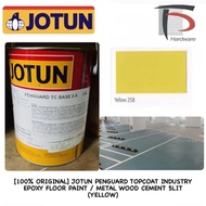 [100% ORIGINAL] JOTUN PENGUARD TOPCOAT INDUSTRY EPOXY FLOOR PAINT / METAL WOOD CEMENT 5LIT (YELLOW)