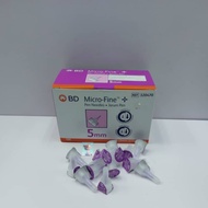 BD Micro-Fine Pen Needles 5mm x 0.25mm( 31G) x 100s (Exp : 11/2027)