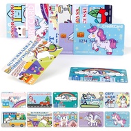 Kad Kredit Palsu untuk Kanak-Kanak - 10 keping Kad Kredit Unicorn Play Set & Keahlian Palsu