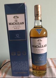 The Macallan -麥卡倫- Fine Oak-12 Years Old- Triple Cask Matured-12年-黃金三桶-Highland Single Malt -Scotch 