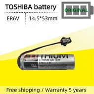 Original Toshiba ER6V battery 3.6V ER6VC119A ER6VC119B Mitsubishi M70 system battery PLC CNC Mitsubi