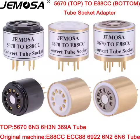 1PC 396A 6N3 5670 Tube TO ECC88 E88CC 6922 6DJ8 Tube (bottom) DIY Audio Amplifier 9Pin Vacuum Tube C