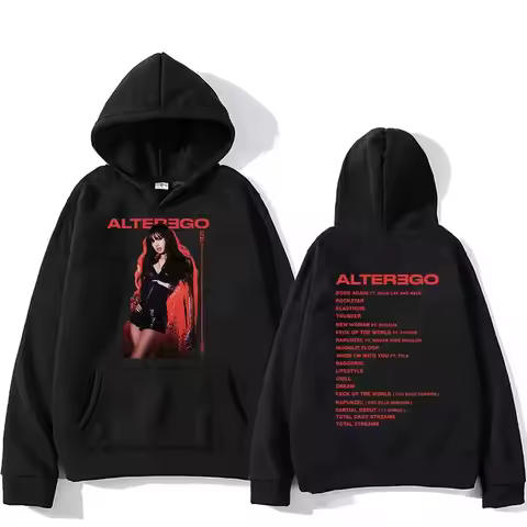 Lisa Alter Ego's 2025 new album men's hoodie Harajuku high-quality sweatshirt casual
