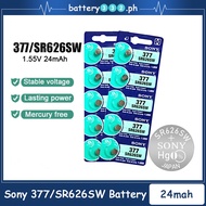 10-50PCS Original Sony 377 SR626SW SR626 377A AG4 LR66 1.55V Silver Oxide Battery For Watch Car Key 