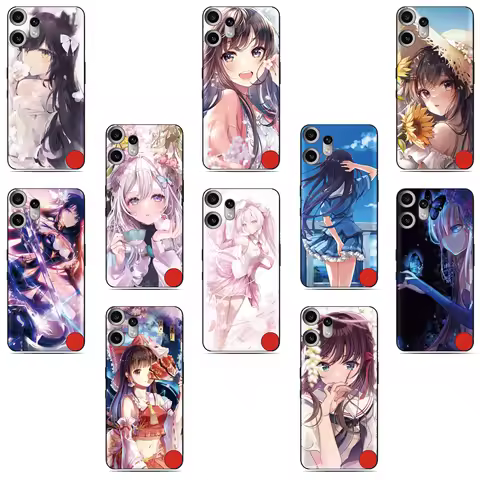 Girl Anime Cover For LG Wing Velvet K22 K61 K50 K51s K52 K20 K40 Q6 Q7 Stylo 5 6 G8X G6 G7 G8 V40 V5