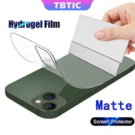 TBTIC Back Matte Hydrogel Screen Film For Iphone 14Plus 13  12 11 ProMax Mini 6 6S 6 Plus 7/8 7Plus/8 Plus XR XS Max SE2 SE3 2020 Back Hydrogel Screen Protector