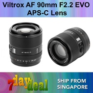 Viltrox AF 90mm F2.2 EVO APS-C Lens (Fujifilm X / Nikon Z / Sony E Mount) (90 F/2.2)