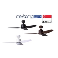 Crestar NinjaAir 42Inch 48Inch 3 Blade Ceiling Fan, 3-Tone LED,  Remote Control, Crestar Value Air