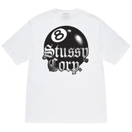 Stussy 8 Ball Corp. Tee White