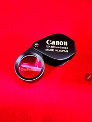 กล้องส่องพระ(สินค้าพร้อมส่ง) Canon 10x18mm-Loupe MADE IN JAPAN.