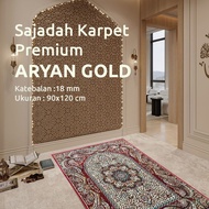 Imam Prayer Rug ARYAN GOLD Carpet "Size 90x120 cm"
