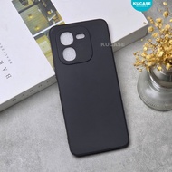 Iqoo Z9X Softcase Macaron Square Black Case Iqoo Z9X