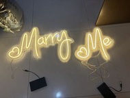 Marry me 求婚燈牌