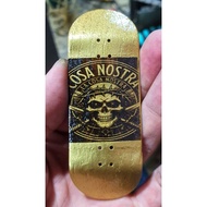 Cosa Nostra "White Oak series" Skateboard fingerboard. 32mm, 34mm & 36mm 5-ply Canadian Maple & Whit