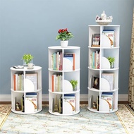 [ Ready stock] 4 Tiers Rotating Bookshelf