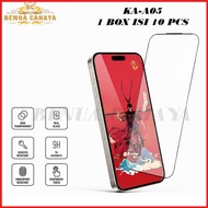 1 BOX CONTAINS 10 PCS KA-A05 TEMPERED GLASS KING FOR OPPO A3S A98 A95 A91 F7 PROF7
