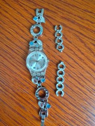 Swatch 小童手鏈錶（含備用鏈，可加長錶鏈）