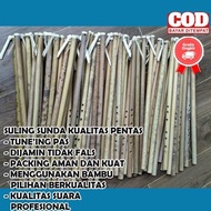 (COD-BAYAR DITEMPAT) SULING SERULING BAMBU SUNDA LUBANG 6 KUALITAS