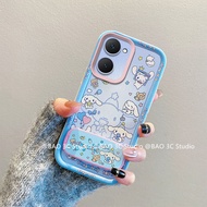 New Phone Case VIVO Y28s Y18s Y18 Y03t Y03 Y27 Y36 4G 5G Ins Fun Cute Creative Trendy Kurumi Cinnamo