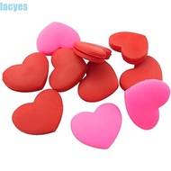 LACYES Tennis Vibration Dampeners Tennis Gift for Players Red/Pink Strings Dampers Heart Shape Silicone Shock Absorber