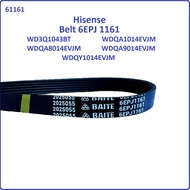Hisense WD3Q1043BT / WDQA1014EVJM / WDQA8014EVJM / WDQA9014EVJM / WDQY1014EVJM  Belt 6EPJ 1161 Washi