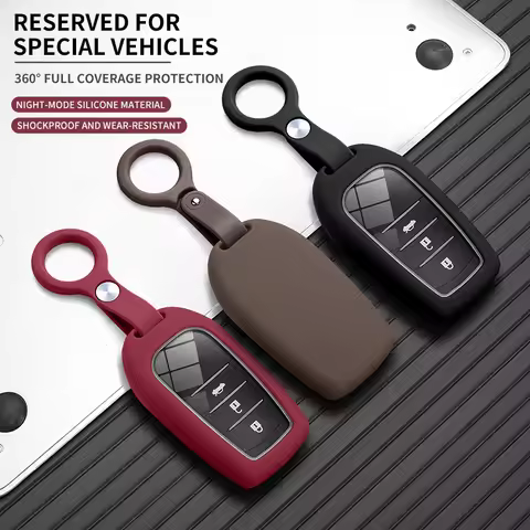 Liquid Silicone Rubber Car Key Case For TOYOTA Accord HR-V CR-V CRV MK10 Spirior Civic Pilot Fit Cit
