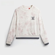 เสื้อสเวตเตอร์คอตั้งแขนสั้นสไตล์อเมริกันย้อนยุคสำหรับผู้หญิงในฤดูใบไม้ผลิ Wilson Sideline แฟชั่นกีฬา