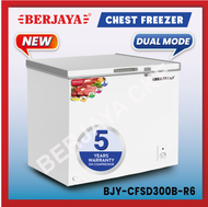 Berjaya Premium 230L Chest Freezer BJY-CFSD300B-R6 (White) 5 YEARS Compressor warranty