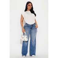 [VNXK Express] Women's Bodysuit with High Hips European and American Style - Black/White from vnxk