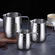 Milk Jug Espresso Latte Art Stainless Steel Barista Coffee Measuring Pitcher