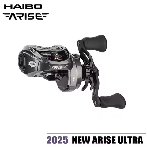 HAIBO 2025 New Arise Ultra Pro+ Casting Reel 164g Magnesium Alloy Frame AMC Supercast Metal Fishing 