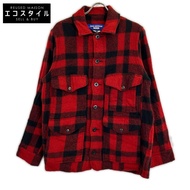 เสื้อแจ็คเก็ตผ้าขนสัตว์ลายตารางคู่ Junya Watanabe Man x Filson [สภาพดีเยี่ยม] WP-J009 AD2025 ไซส์ M 