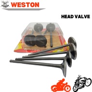 WESTON STD&RACING VALVE SET LC135 WAVE110 I WAVE110 WAVE125-4V PCX150 RS150 Y16ZR  EX5 KRISS110  KYZ