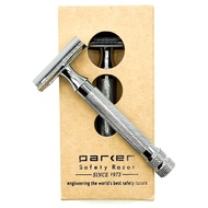 Parker 91R Double Edge Safety Razor – Three-Piece Heavyweight Safety Razor with Brass Frame & Chrome