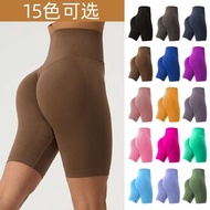 Spot musim panas pantat cantik perut berlari seluar kecergasan lima mata wanita pinggang tinggi ping