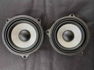 2 ชิ้น ลําโพงคาร์บอน B&W กลาง 4.5 นิ้ว สําหรับ BMW F10 F11 F30 F32 G30 G20