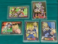 東映授權龍珠Z香港限定500門店活動閃咭一套5張