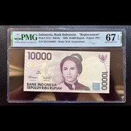 PMG67 EPQ Top Pop Rep Star 10000 Rupiah Tjut Nyak Dhien