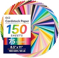 100 Sheets Christmas Red Green White Card Stock 8.5 x 11in,180GSM 65lb Black Cardstock Card Stock Bl