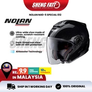 NOLAN N40-5 Special 012 Open Face Helmet Motor Visor Topi Keledar Nolan Open Face Superbike SIRIM In