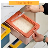 5kg 10kg 15kg Rice Storage Box Grains Storage/Bekas Penyimpan Beras Bekas Beras 米桶