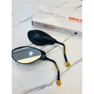 Side Mirror Batang Titanium Gold Honda Yamaha Universal RSX150 Vario Nvx Side Mirror Sym Modenas by 