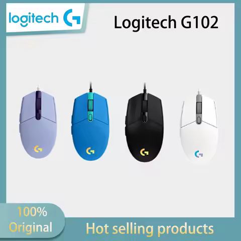 Logitech G102 2nd Generation Gaming Mouse 5-Level Sensitivity RGB Flow Light Effect Lightweight Gami