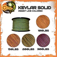 Solid power line assist line kevlar rope