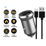 Type C PD20W Rexi GF38-C Car Charger Fast Charging 18w
